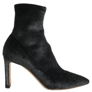 【二手】JIMMY CHOO 絲絨及踝高跟靴 36.5