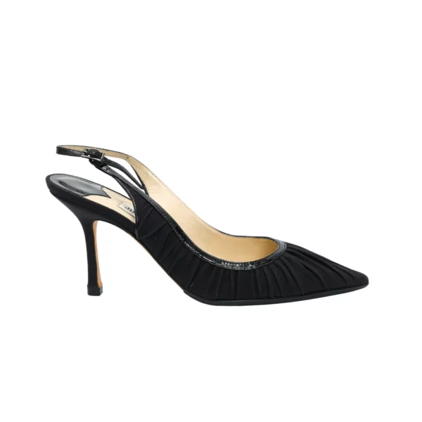 【二手】JIMMY CHOO 布質高跟鞋 37.5 E21894