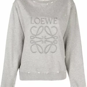 【意大利】 LOEWE做舊ANAGRAM刺繡衛衣 M