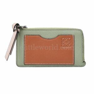【二手】LOEWE 皮革零錢卡夾 E19117