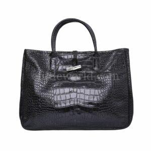 【全新】LONGCHAMP ROSEAU 鱷魚皮壓花手袋 1681 E14278