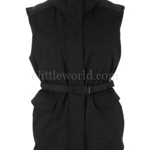 【二手】LORO PIANA LAYTIN 束腰羊絨羽絨馬甲 M