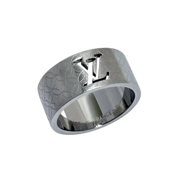 【二手】LOUIS VUITTON 老花銀戒指 56 PD1905