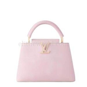 【二手】LOUIS VUITTON CAPUCINES BB 粉紅色手袋 PD2074