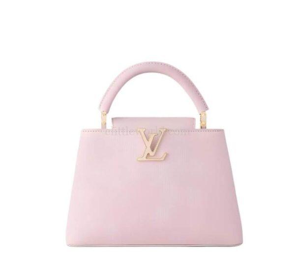 【二手】LOUIS VUITTON CAPUCINES BB 粉紅色手袋 PD2074