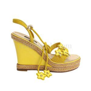 【全新】LOUIS VUITTON CHARMS吊飾踝帶涼鞋 36.5 E18998