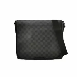 【二手】LOUIS VUITTON DAMIER GRAPHITE DANIEL 單肩包 N58029 VV2521