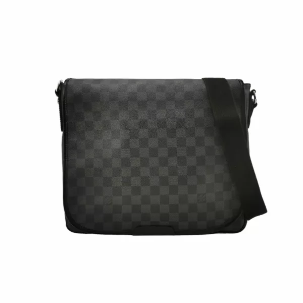 【二手】LOUIS VUITTON DAMIER GRAPHITE DANIEL 單肩包 N58029 VV2521