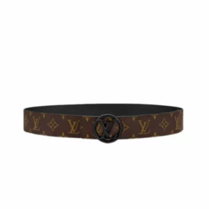 【二手】LOUIS VUITTON LV CIRCLE 40MM 雙面皮帶 95 M0170V RR1220