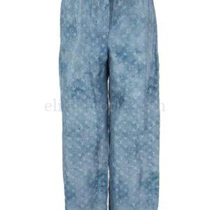 【二手】LOUIS VUITTON MONOGRAM CLOUD 闊腿褲 34