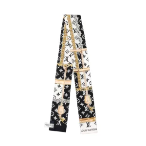 【全新】LOUIS VUITTON MONOGRAM CONFIDENTIAL 長絲巾 E21352