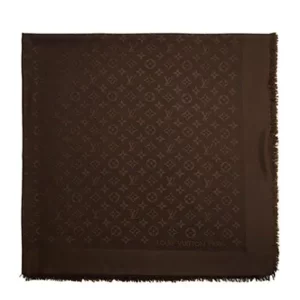 【未使用品】LOUIS VUITTON MONOGRAM 羊毛披肩 E20316
