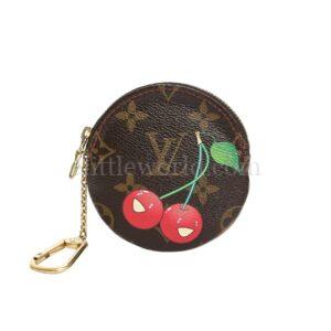 【二手】LOUIS VUITTON MURAKAMI 櫻桃圓形零錢包 E19040