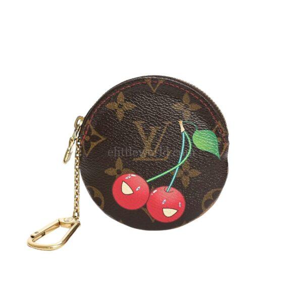 【二手】LOUIS VUITTON MURAKAMI 櫻桃圓形零錢包 E19040