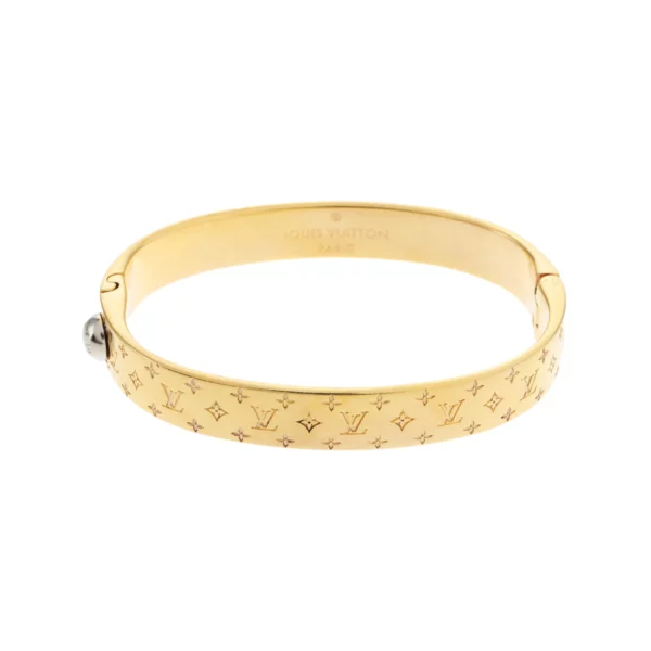 【二手】 LOUIS VUITTON NANOGRAM LOGO 手鐲 YY1506