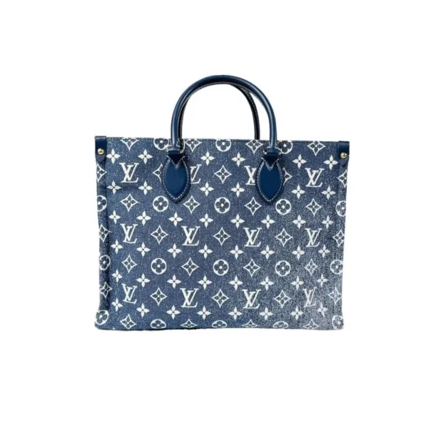 【二手】LOUIS VUITTON ONTHEGO 牛仔拼色手袋 PD1996