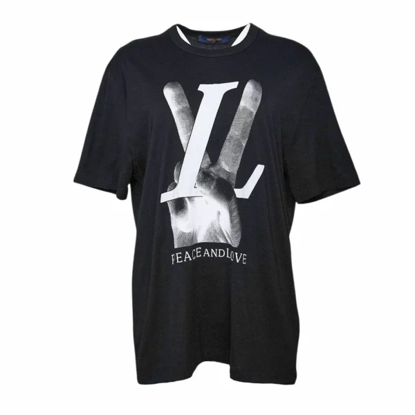 【二手】LOUIS VUITTON PEACE AND LOVE T恤 L E17333