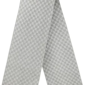 【二手】LOUIS VUITTON PETIT DAMIER 圍巾 100*30.5