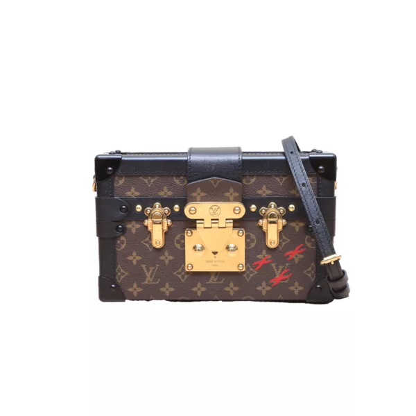 【二手】LOUIS VUITTON PETITE MALLE 拼色手袋 M44154 RR1005