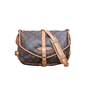 【中古】LOUIS VUITTON SAUMUR 肩背袋 PD1964