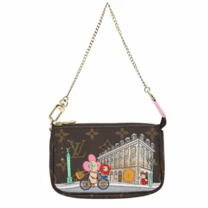 【二手】LOUIS VUITTON VIVIENNE 2022 假期迷你配件袋 M81760 E21981