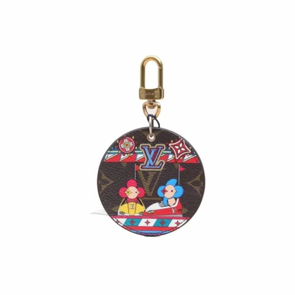 【二手】LOUIS VUITTON VIVIENNE MONOGRAM 鑰匙圈 M69984 VV2498