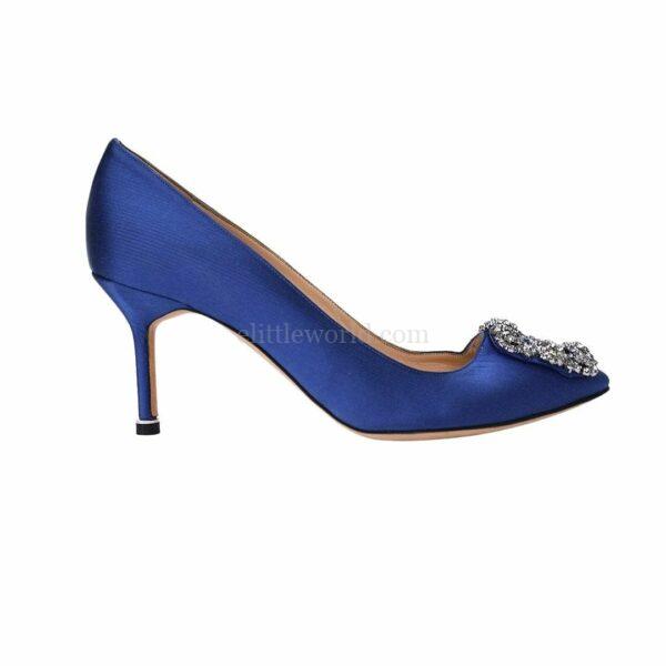 【未使用品】MANOLO BLAHNIK HANGISI 高跟鞋 37 E15503