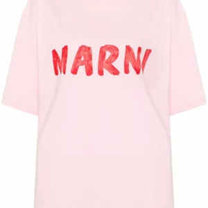 【意大利】MARNI LOGO 印花棉T恤 42