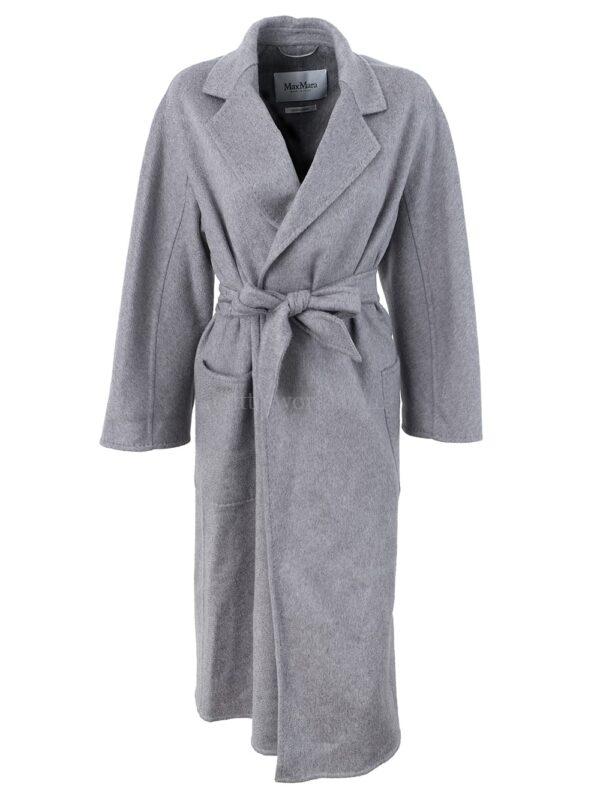 【二手】MAX MARA 系帶羊絨大衣 36
