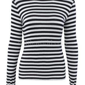 【二手】MAX MARA 條紋棉質長袖T恤 S