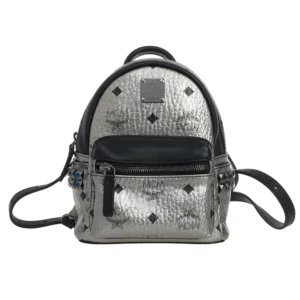 【二手】MCM LOGO 迷你皮革雙肩包