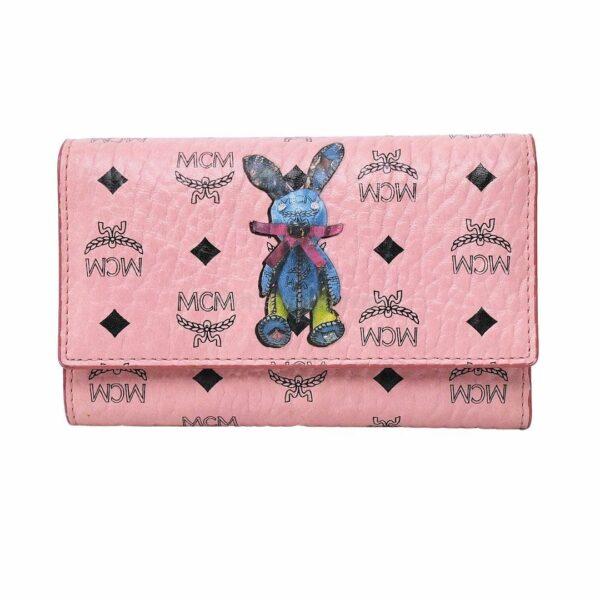 【未使用品】MCM 兔子垂蓋長錢包 S3847