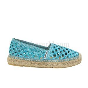 【全新】MIU MIU 布麻底鞋 36 E20020