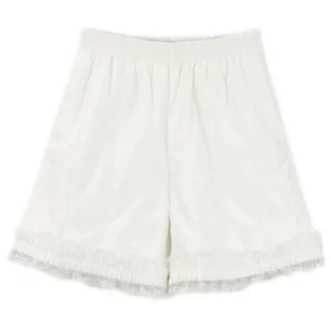 【二手】MM6 MAISON MARGIELA 蕾絲邊飾短褲 38