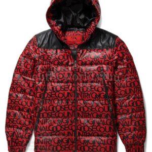 【二手】MONCLER CAMURAC 塗鴉羽絨服 1 E18870