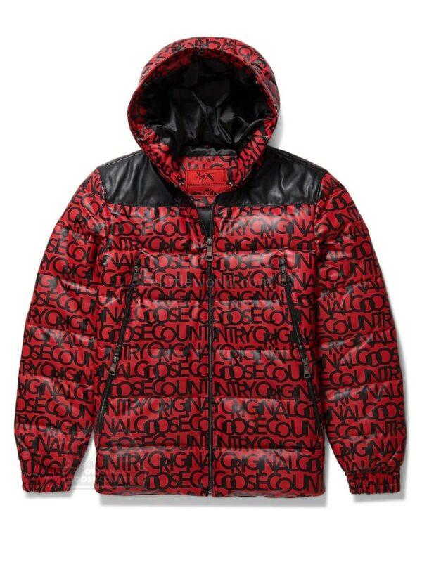 【二手】MONCLER CAMURAC 塗鴉羽絨服 1 E18870