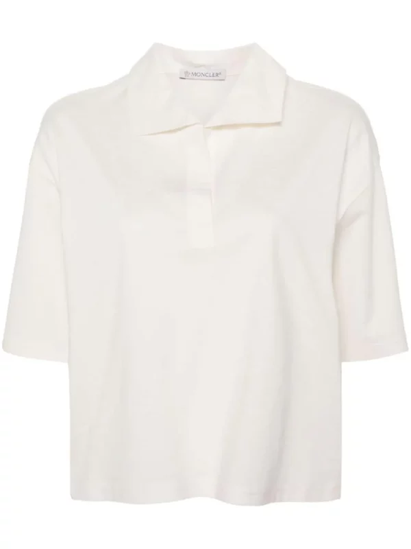 【意大利】MONCLER LOGO 貼花 POLO 衫 XS