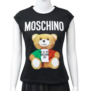 【二手】MOSCHINO 熊圖案T恤 US 6 E20030