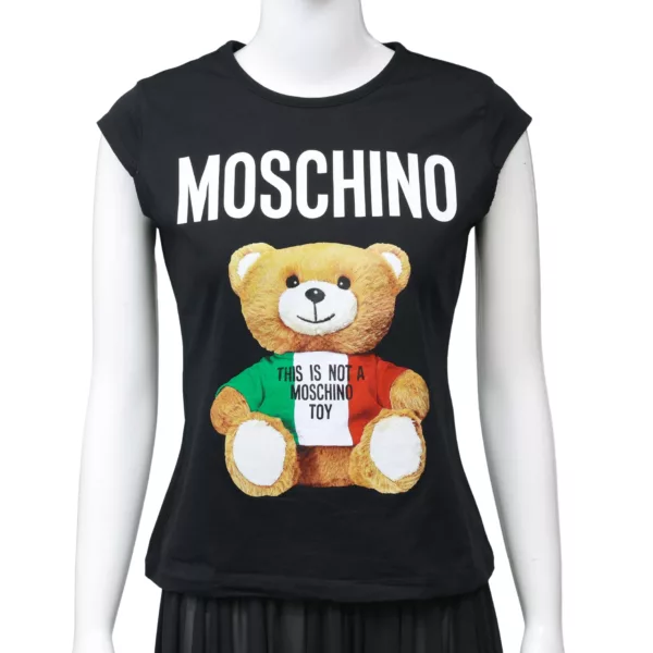 【二手】MOSCHINO 熊圖案T恤 US 6 E20030