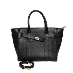 【二手】MULBERRY BAYSWATER 拉鍊小號托特包 E18374