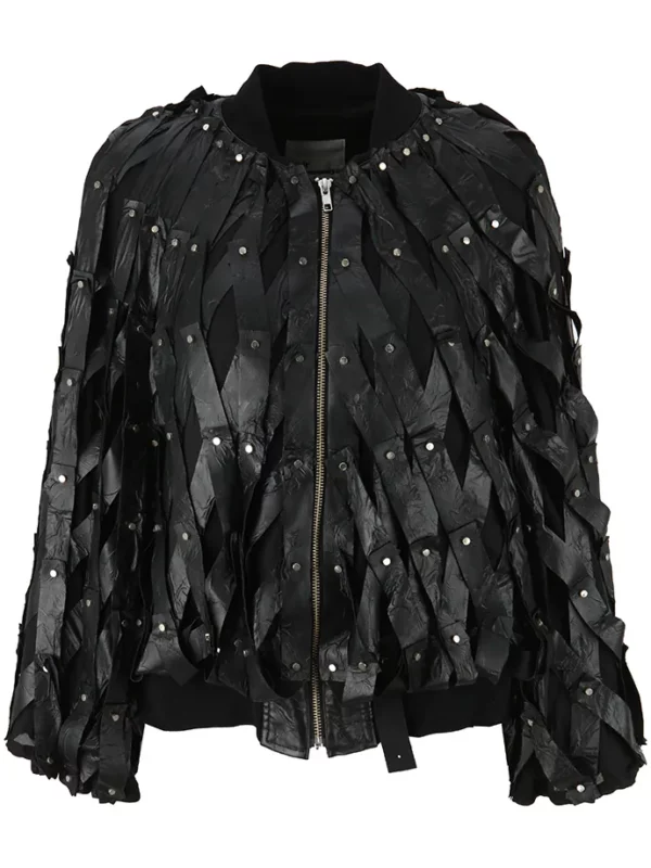 【二手】NOIR KEI NINOMIYA 合成皮革拉鍊夾克 S