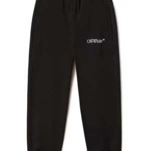 【意大利】OFF-WHITE KIDS BOOKISH 徽標運動長褲 13Y