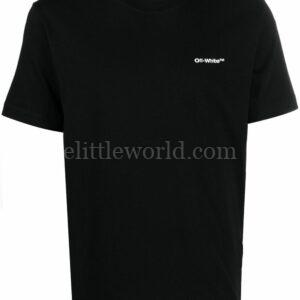 【意大利】OFF-WHITE WAVE DIAG 條紋T恤 S