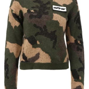 【二手】OFF-WHITE 迷彩毛衣 XXS