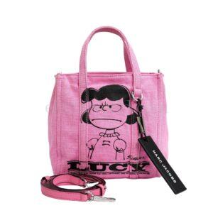 【未使用品】PEANUTS X MARC JACOBS LUCY 標籤托特包 E18762