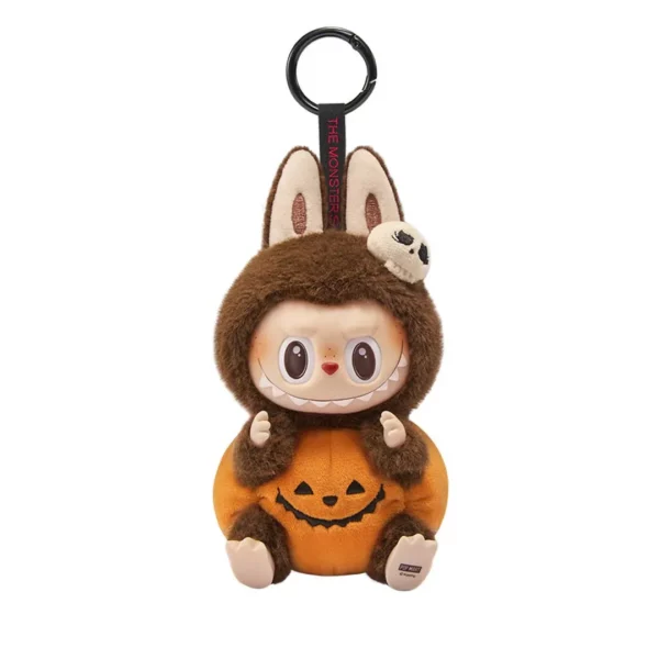 【全新】POP MART LAUBUBU 坐式南瓜毛絨掛飾 E23044