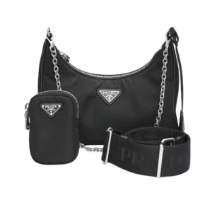 【二手】PRADA 2005 再版再生尼龍三合一手袋 E21985
