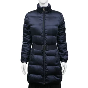 【二手】PRADA 配腰帶羽絨大衣 38 E21794