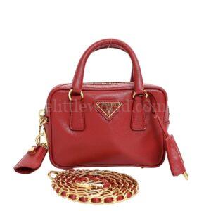 【二手】PRADA BRAULETTO 鏈條迷你包 E18778
