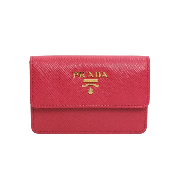 【二手】PRADA 翻蓋卡包 E17544